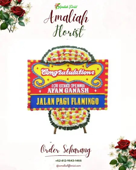 Sewa Papan Bunga German Centre Bsd